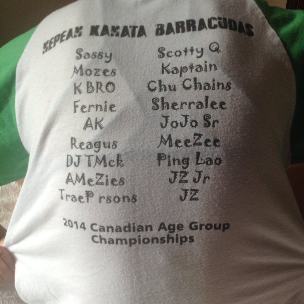 Tegiraf's tweet photo. Missing NKB alumni in return to Winnipeg CJC fond memories 2014 #mightybarracudas return https://t.co/TSZjsA9m9v