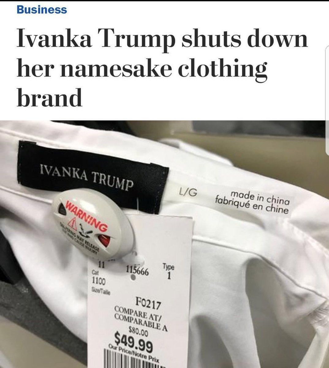 beeAINTsilent's tweet image. Buh bye!!!! 👏👏👏👏 #IvankaTrump #BoycottPower