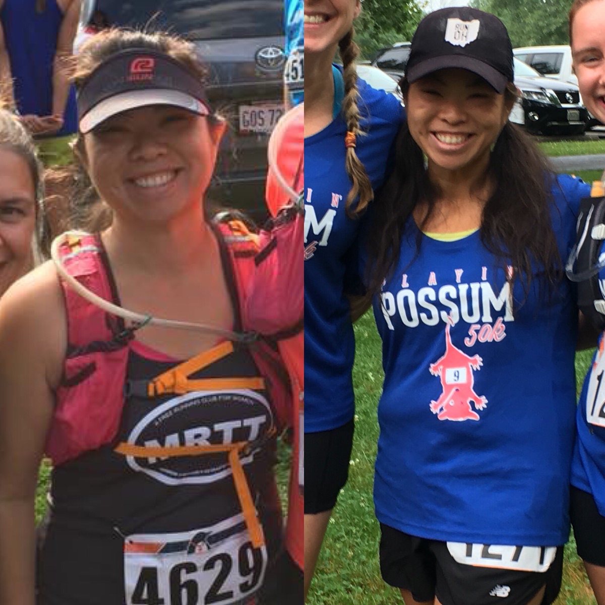 lilmunchkinbutt's tweet photo. What a difference a year makes. Sometimes you need a side by side pic to see your progress. Same race, Flip 10K, one year apart.  
L:July 2017 R:July 2018 😵😲 

Stay the course.  Be consistent.   #commit2bfit https://t.co/RmIVZSEQjN