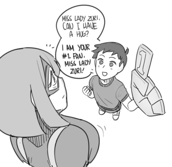 LADY ZURI saves someone's day. 