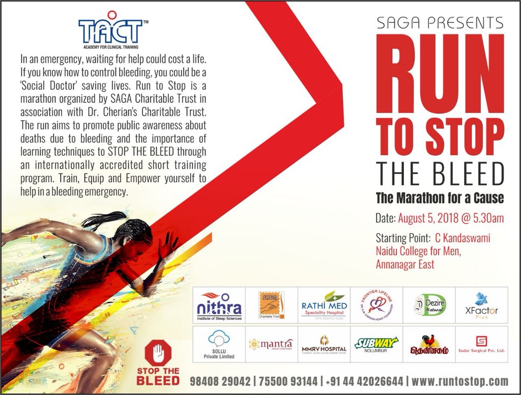 dr_ramakrishnan's tweet photo. Our special thanks to C.Kandaswamy Naidu College for Men at #Annanagar for providing us a venue for our awareness #Marathon #RunToStop And reinforcing the importance for #Students to learn #lifeskills to #SaveLives @tact_academy https://t.co/yyk5qbxPCK