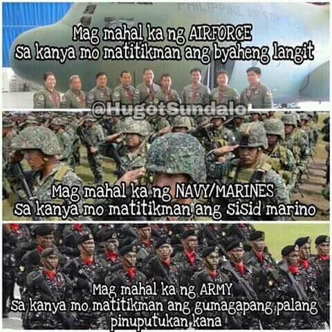 MrKevrything's tweet photo. Grabe naman this!! Hahaha. Magmahal na talaga dapat kayo girls ng militar!! 😂 https://t.co/GUfL64yfmZ