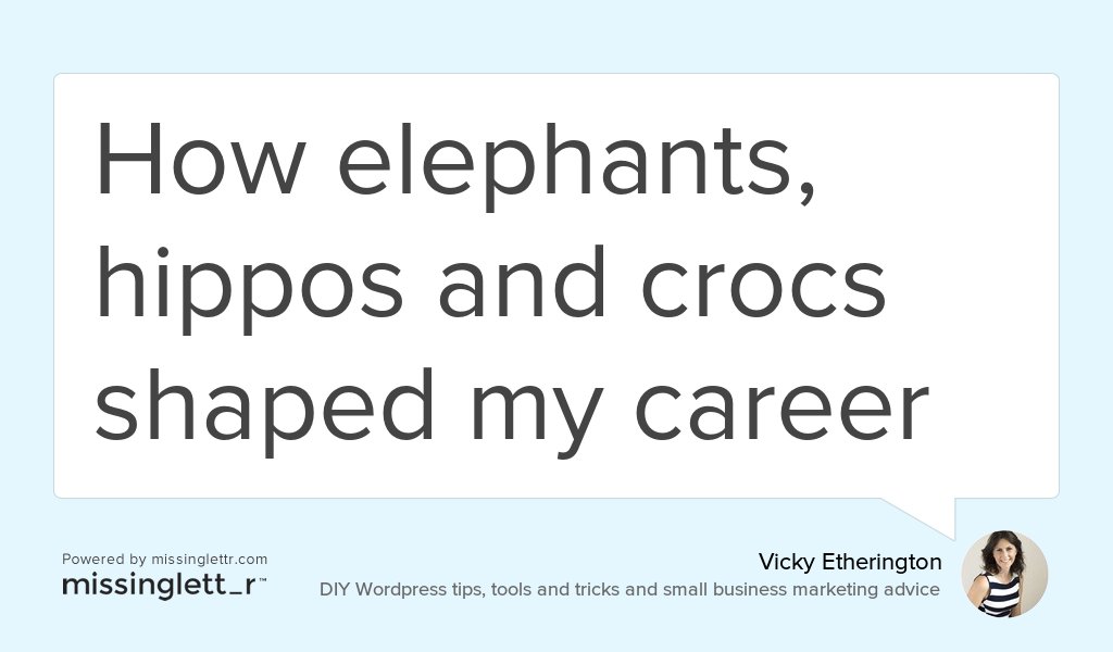 AWebsiteMentor's tweet photo. "Vicky Etherington is a WordPress Happiness Specialist on a mission to empower 500 small businesses this..." https://t.co/UL105u7ykx #Zambia #Career #Design #Wildlife #WebDesign https://t.co/jp2qHUmFbc