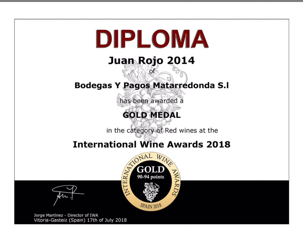 BMatarredonda's tweet photo. Libranza 2014 Y Juan Rojo 2014!! Premiados con Medalla de Oro!!! Y Melisa By Matarredonda 2017 , Medalla de Plata!! https://t.co/sQX3twHhqy