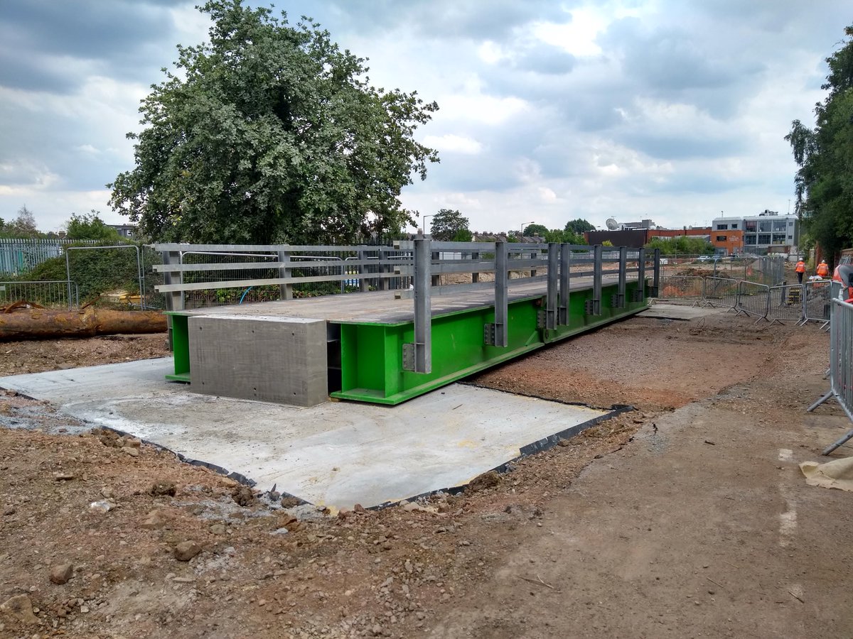 Coleman_Rem's tweet photo. Though #CRS are #soil &amp; #water #remediation #Specialists #enabling #works  are often required to get to the work area. @Coleman_Rem #installing haul route and #bailey #bridge for ourselves and later use of others @ColemanGroup_UK @MarkColeman71 @coleman_eng https://t.co/YVBQdCyKo5