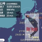 台風12号の反り方が小田和正に似ていたので重ねてみたwやはり小田和正型!