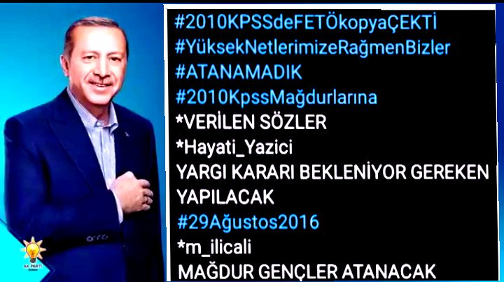 Nergis93429229's tweet photo. @Deryakcakoc2010 @GKMENGRKAN @RT_Erdogan *LÜTFEN SESİMİZİ DUYUN
*Bizim beklentimz SADECE HAKKIMIZI ALMAK
#2010KpssDeKopyacılarYÜZÜNDENatanamayıpDavaAÇANLAR
Olarak Zaten 8yılımız gitti
*Kamuda okadar çok FETÖDEN BOŞALAN KADRO varki
*Bizim sayımız nedir ki
#BirAvuçTemizVatanEvladı
@RT_Erdogan
@dbdevletbahceli
@BA_Yildirim https://t.co/jw3FMjmSL7