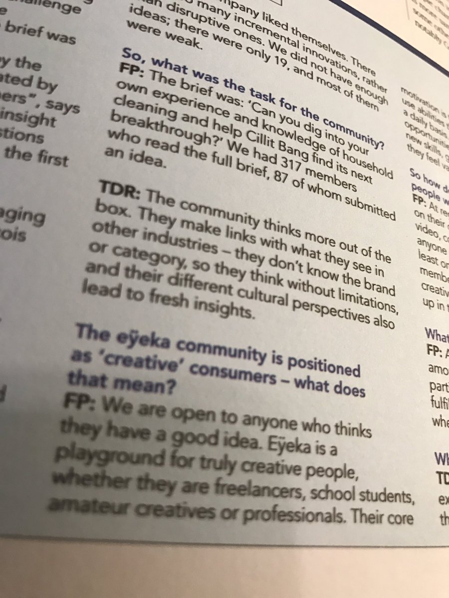 Interview in the Special Innovation Report of Impact Magazine (UK) about the collaboration between <a href="/InSites/">InSites Consulting</a> and <a href="/eYeka/">eÿeka</a> on an innovation project for Cillit Bang #crowdsourcing #consumerinsights