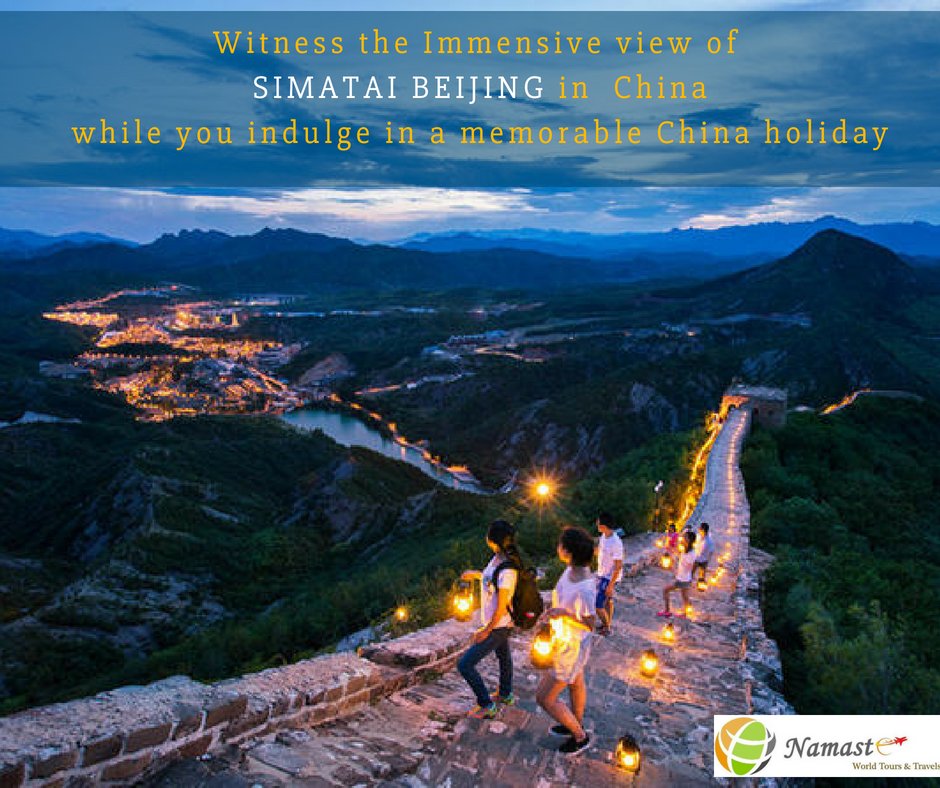 namasteworldtur's tweet photo. Witness the immense view of SIMATAI BEIJING in China while you indulge in a memorable China holiday.

To plan your trip visit:https://t.co/jXj8YXWwBo https://t.co/zW3ur3YxGz