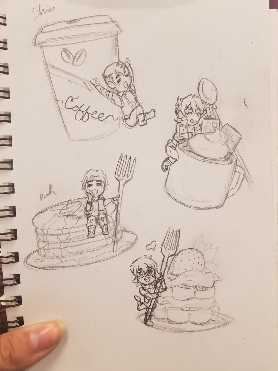 Jiro_Kai's tweet photo. Ahhhh I'm so happy with these ones so far x3 ♡♡♡♡ voltron charm drafts~
#voltron #voltronhell #voltronlegendarydefender #food #snakeriverfandomcon #shirovoltron #shiroganetakashi… https://t.co/86f08WGlie https://t.co/C9yuMkql1E