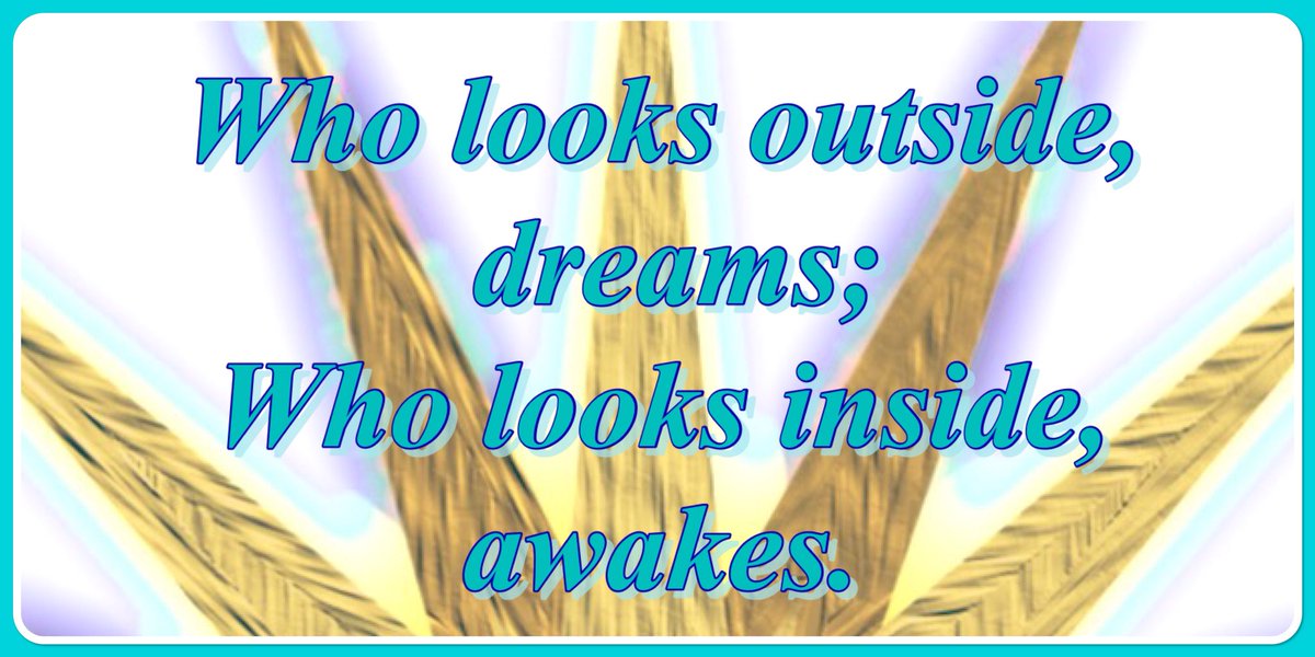 LAnamchara's tweet photo. #carljung #dreams #awaken #awareness #lifejourneys #lifewithintention #loveandlight  #lookoutside #lookinsideyou https://t.co/LaJh6MlwHt