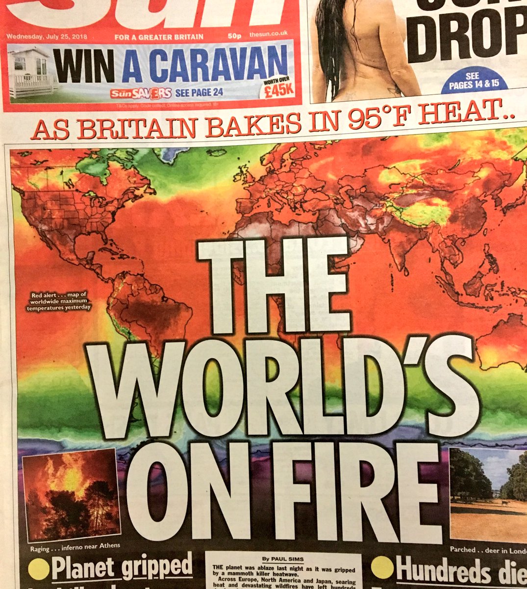 THE WORLD’S ON FIRE
WIN A CARAVAN