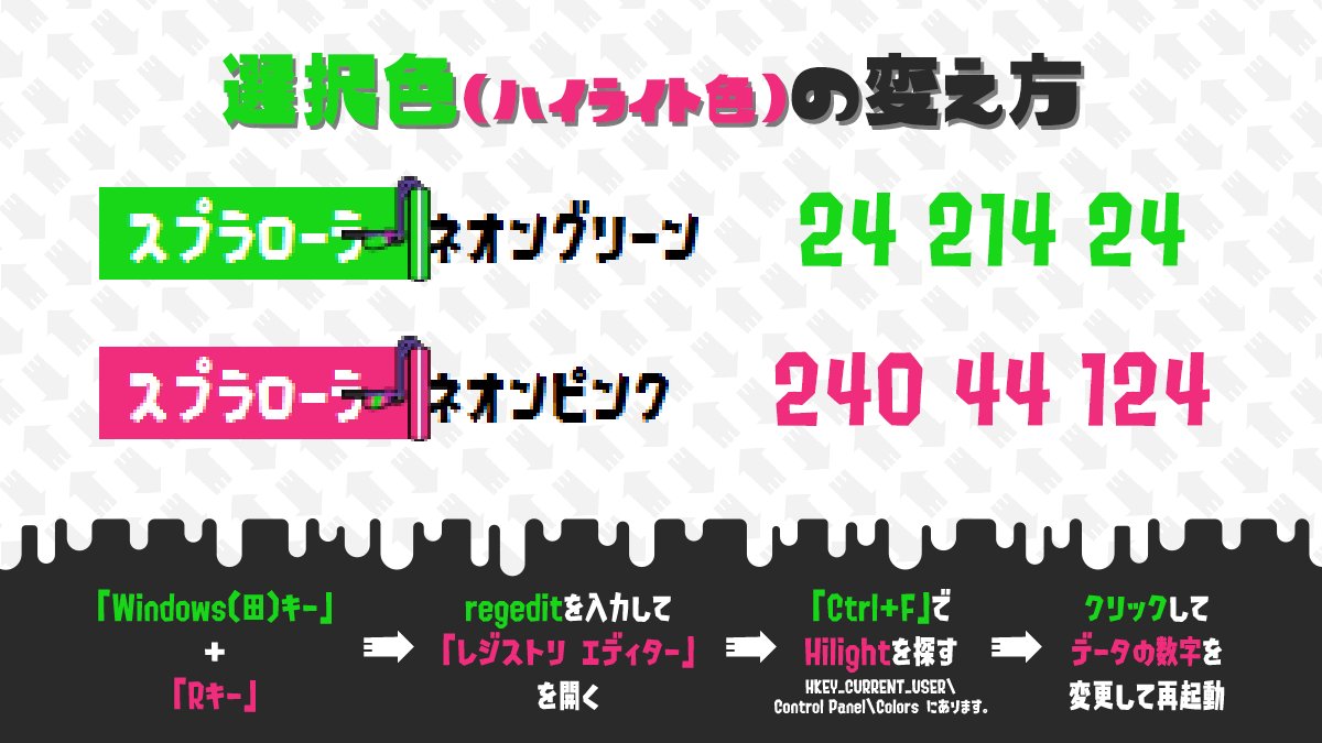 O Xrhsths Padotagi Sto Twitter スプラトゥーン２ 発売1周年を記念して スプラトゥーン２マウスカーソル を作ってみました Dlはこちらの動画から T Co E4kzbnkyzu