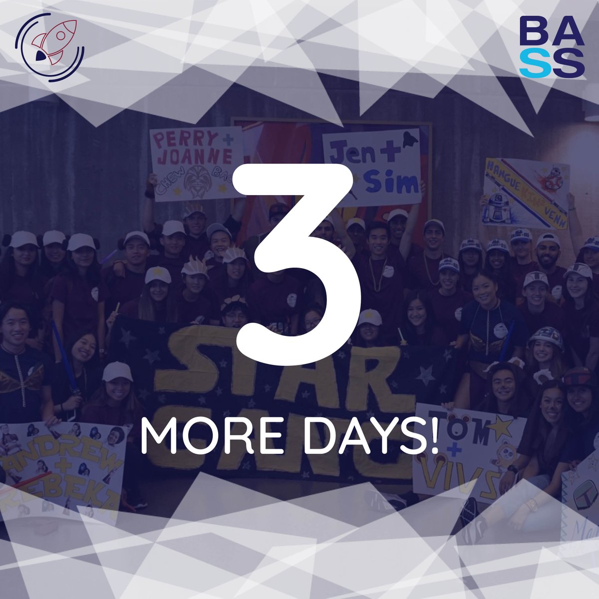 BASS LAUNCH Registration opens in 3 days! Stay tuned till July 27th, 11:59PM via our social media and newsletter: ow.ly/MqqW30l5NyJ for a registration update!