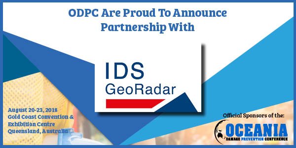 OceaniaDPC's tweet photo. Excited to announce that @IDS_GeoRadar will be joining us at the ODPC as official sponsors!

Join us and @IDS_GeoRadar on the Gold Coast this August. More information at the following link: https://t.co/NjVYK1QnTa https://t.co/4G5lNlH1fq