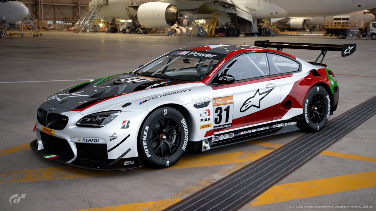 Voile_Starlight's tweet photo. Alpinestarsの故郷・イタリアでのレースに、イタリア国旗風のカラーを施したM6GT3で挑みます。#ira_wtec https://t.co/oaPOIfby1v