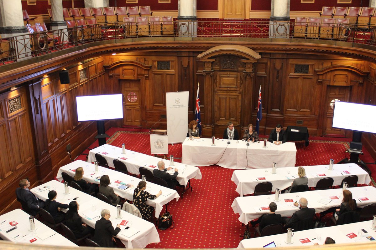 NZParliament's tweet photo. Today's New Zealand Business and Parliament Trust's Parliamentary Seminar gave the business community &amp; Parliamentarians a great opportunity to connect, and for business people to learn how Parliament works.

Find out about NZBPT  👉https://t.co/LONMLEEyEk #nzpol #nzbusines https://t.co/pcQ6sXZxot
