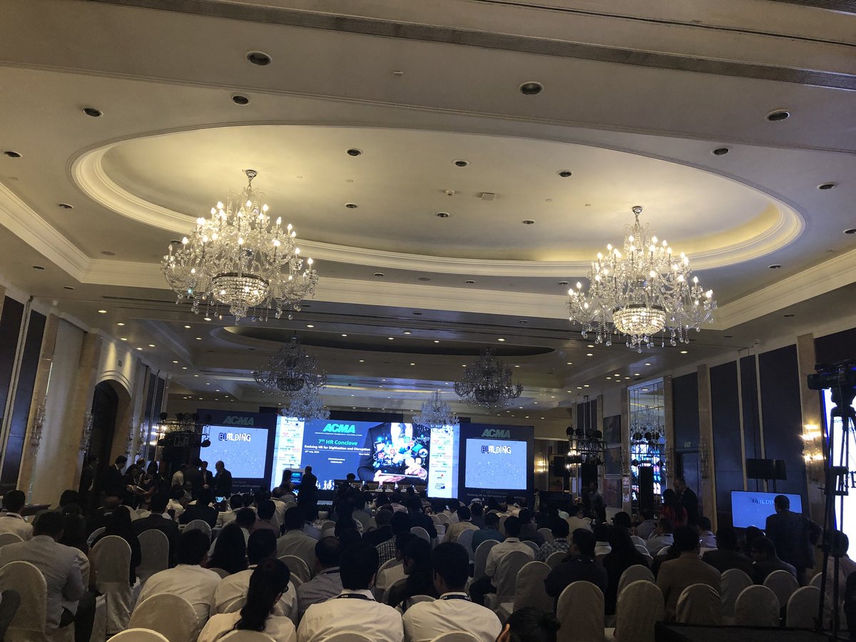ACMAIndia's tweet photo. We are all set to kick start ACMA’s 7th HR Conclave on ‘Evolving HR for Digitisation and Disruption’.
Join us for interesting and informative updates. #7thHRConclave #ACMA https://t.co/Oi2v1RF4jR
