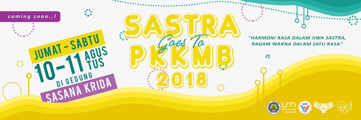 Ululululululu! Dua minggu lagi PKKMB dimulai! Mana nih suaranya mahasiswa baru angkatan 2018??? Jaga kesehatan ya rek, jangan sampai melewatkan PKKMB karena sakit! 💪💪💪

Nanti nggak ketemu kating-kating yang keren😁