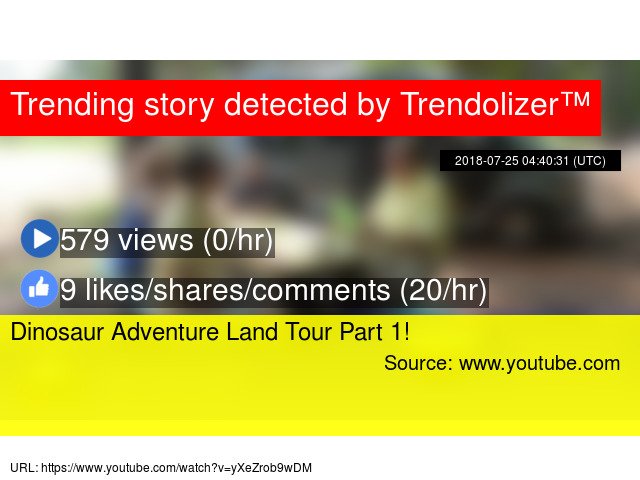 atheistolizer's tweet image. Dinosaur Adventure Land Tour Part 1! #KentHovind #ErnieLand #searchbox #JamesBibles #Facebook... atheism.trendolizer.com/2018/07/dinosa…