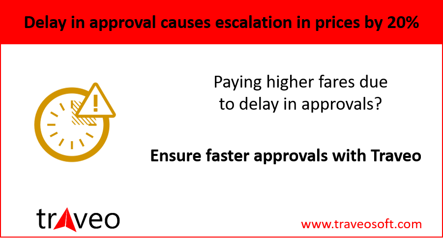 traveo's tweet photo. Approval delays causes prices to escalate up to 20%. Save on escalation with faster approval and booking with Traveo.

#businesstravel #approvals #savings #bookings https://t.co/GFm9hy8c0E