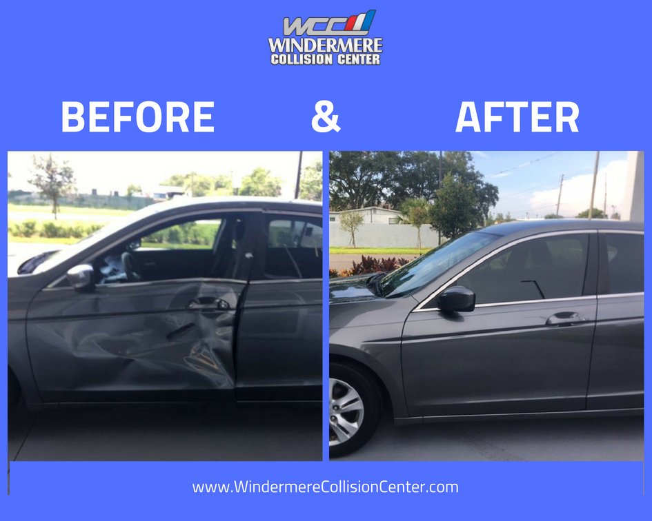 WindermereCtr's tweet photo. A nice repair to a #HondaAccord with damage to the door. #collisionrepairexperts #wegotyou #windermere https://t.co/e2Vx6aGtRG