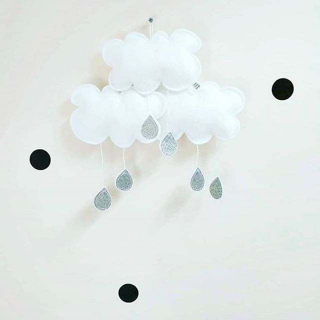 @little_crazy_things -  New decoration 🖤🌧️
.
.
#littlecrazythings #clouddecoration #raindropmobile #wallhanging #walldecor #feltclouddecor #glitterraindrops #glitterdecorations #smallbusiness #lovemywork #etsyseller #babyshowergift #specialgift #etsy… ift.tt/2uN1Bj5
