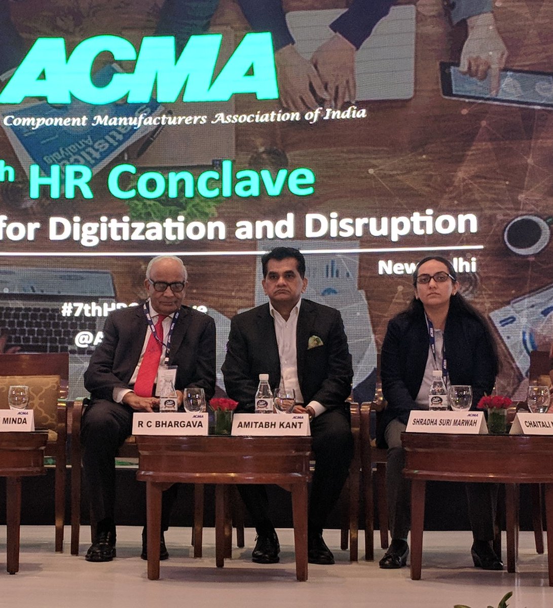 mayankforester's tweet photo. "Digitisation is something which is being going on at least in @maruti_corp since a lot many years. In today's day and age, all work should be digitised at the workplace", says RC Bhargava at @ACMAIndia's #7thHRConclave. https://t.co/ngHm5BOPHS