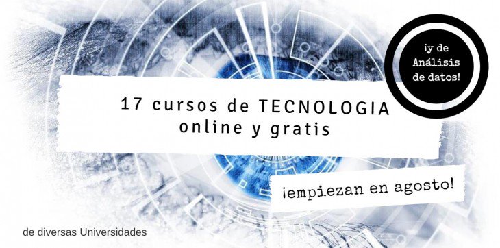 wwwhatsnew's tweet photo. 17 #cursos gratuitos de Tecnología y Datos que empiezan en agosto https://t.co/rIzTCurgvp https://t.co/vCuTtZXUgq