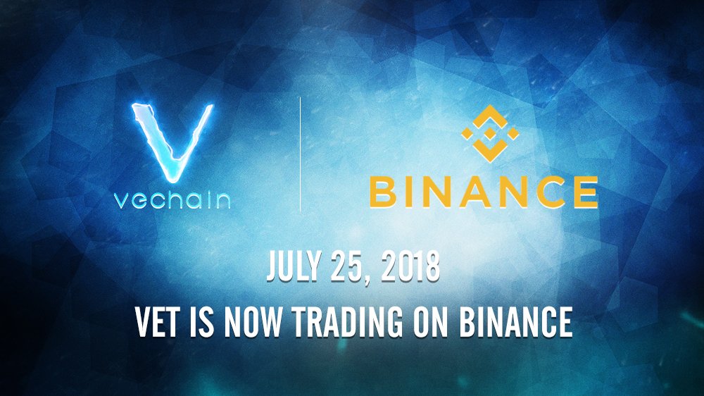 vechainofficial's tweet photo. VET trading is now live on Binance! 
Also a reminder that the 🎁VET Token Swap Daily Lucky Draw🎁 event starts in less than 12 hours! Wish you all the very best luck! https://t.co/Vu8nLmhYHw