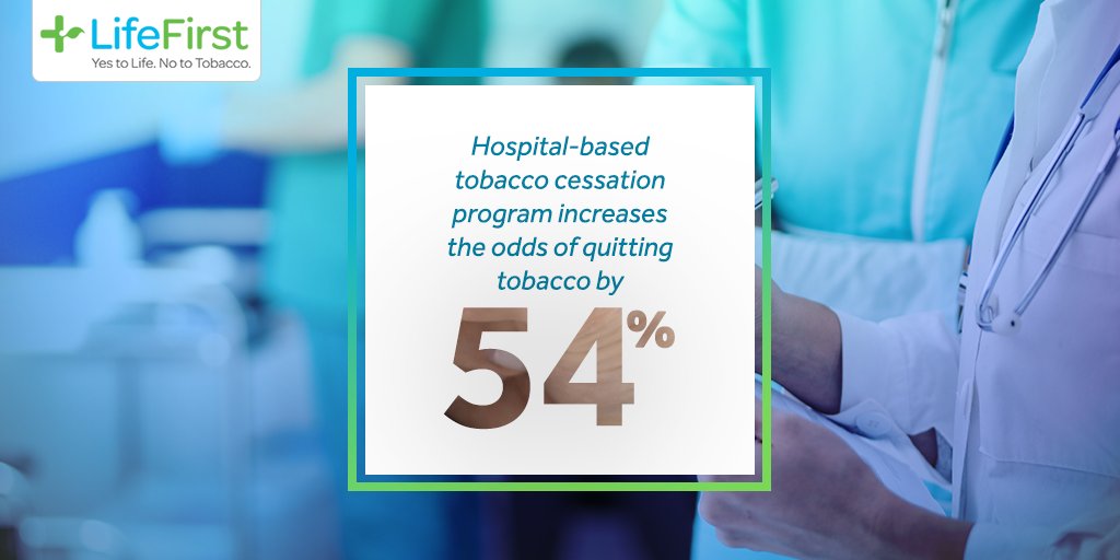 LifeFirst_NSF's tweet photo. With the most severe tobacco withdrawal symptoms occurring during the first 2-3 days, #QuittingTobacco while admitted in a hospital becomes easier. https://t.co/SmPFvo44BE