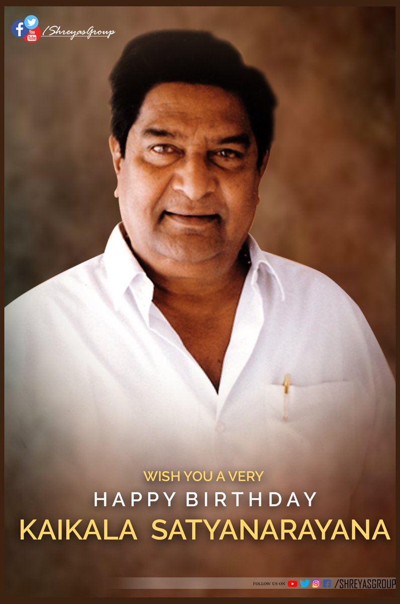 TrueFilmLovers's tweet photo. #BiryhdayWishes
Wishing The legendary, The versitile, The Yamadarmaraju of Tollywood, Actor #KaikalaSatyanarayana sir a very happy birthday
Follow us on Facebook π https://t.co/ejN7JGw9tG
#TrueFilmLovers #HBDKaikalaSatyanarayana #HBDKaikala
#HappyBirthdayKaikala https://t.co/ZCuwNqCZRe