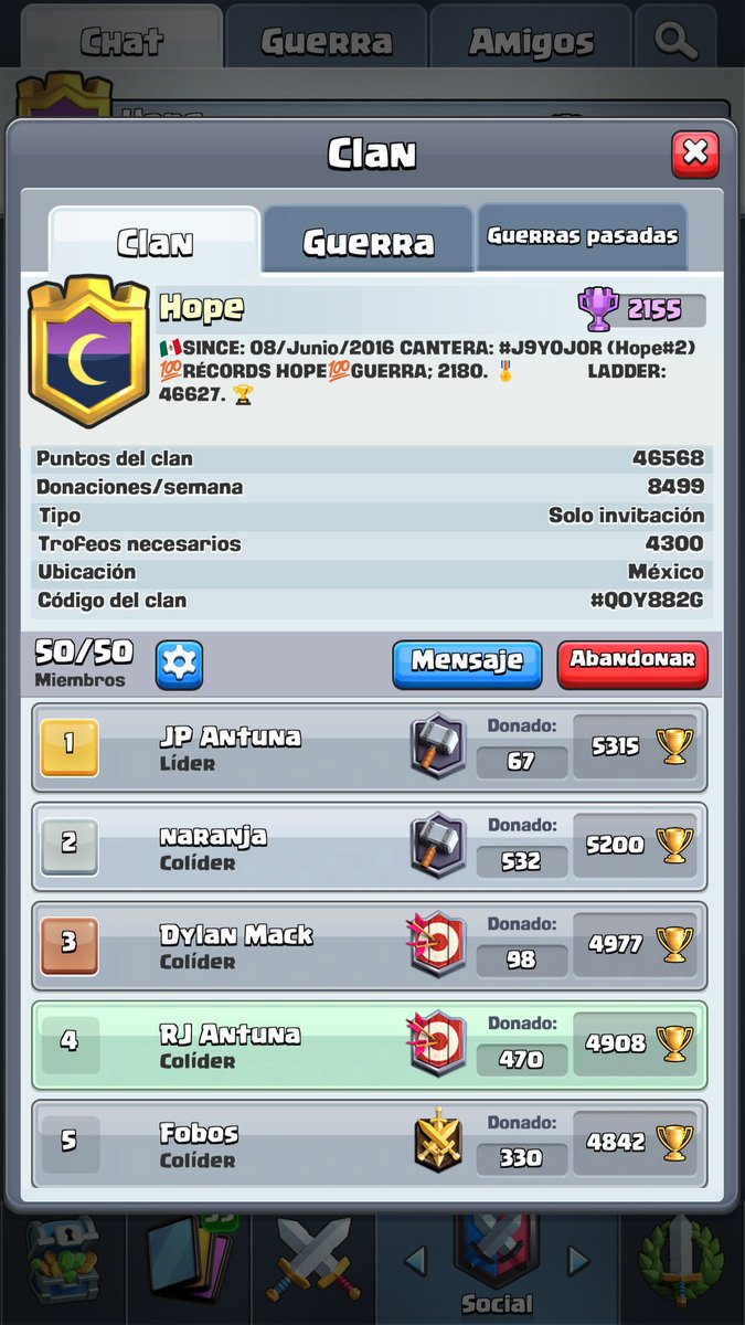 #TeamHope #TopMexico <a href="/DylanMc99463400/">Dylan Mack</a> <a href="/Riicky_GV/">Ricardo Granados</a> <a href="/sinaivalenzuela/">𝓢𝓲𝓷𝓪𝓲́</a> <a href="/Hector_gomezg/">Quienquiet</a> <a href="/roberantuna/">Robert Antuna</a> @Rult14