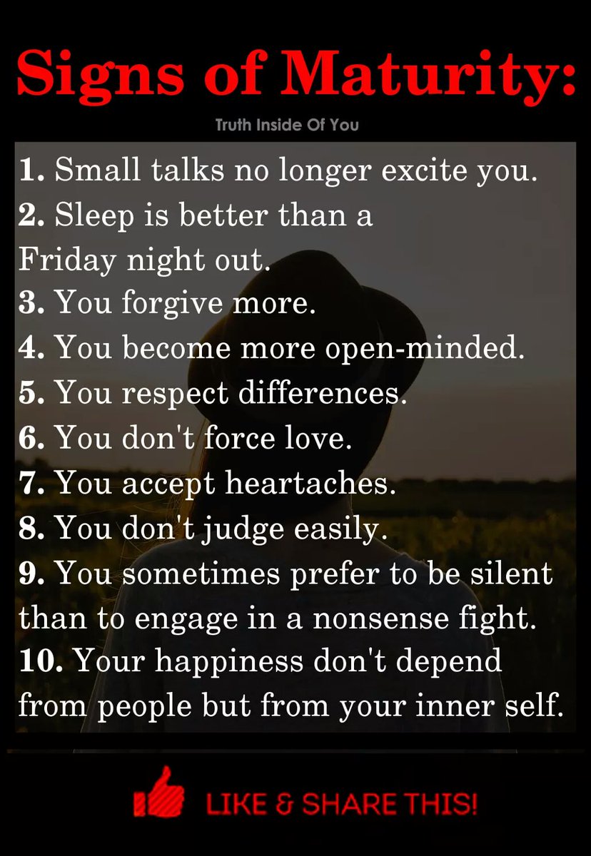 LindtSwisschoco's tweet image. #SignsofMaturity