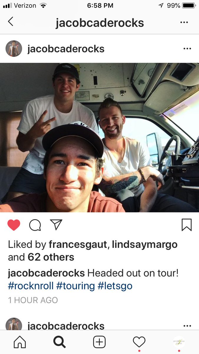 And they are off! Make sure you follow @JacobCadeRocks for all upcoming shows!