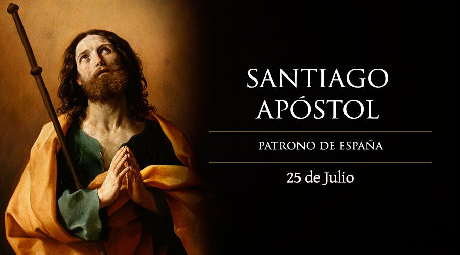 Feliz día de Santiago Apostol, Patrón de España. Felicitamos a todas aquellas personas que hoy celebran su onomástica
