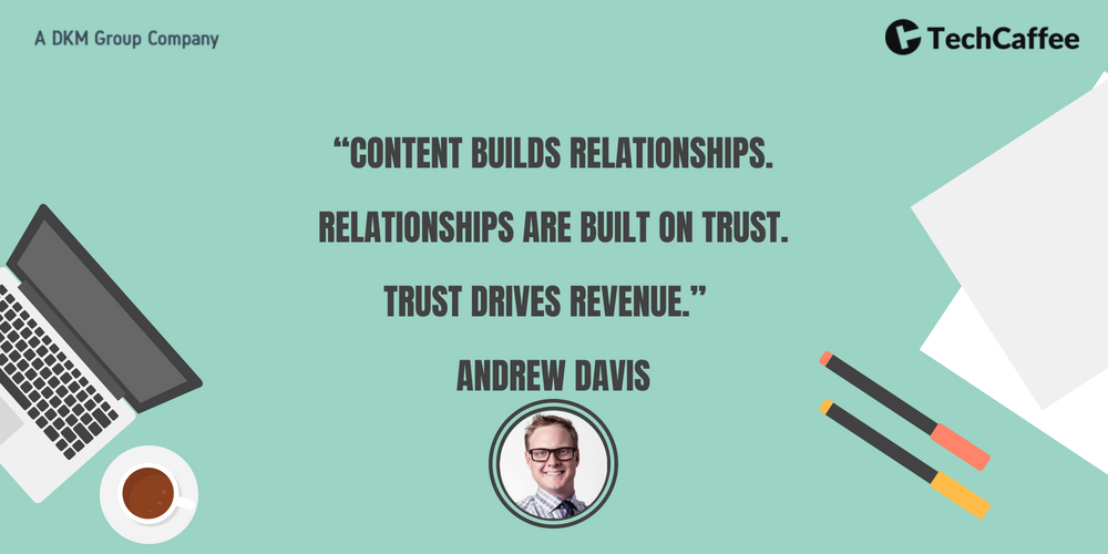 techcaffee's tweet photo. Great marketers have immense empathy for their audience. They can put themselves in their shoes, live their lives, feel what they feel, go where they go, and respond how they'd respond. That empathy comes out in content that resonates with your audience. #ContentMarketing https://t.co/rTSqCO4p6q