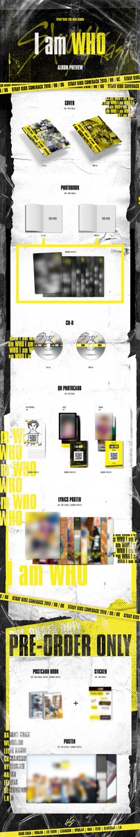 Stray_Kids's tweet photo. Stray Kids(스트레이 키즈) 2ND MINI ALBUM <I am WHO>
PRE-ORDER &amp; ALBUM PREVIEW

신나라 https://t.co/PiCJYVb2ZY 
핫트랙스 https://t.co/hrPCwkpZ00 
YES24 https://t.co/YktpBp1KGC  

#StrayKids #스트레이키즈
#IamWHO #MyPace
#UNVEIL https://t.co/W0eRd3RAp6