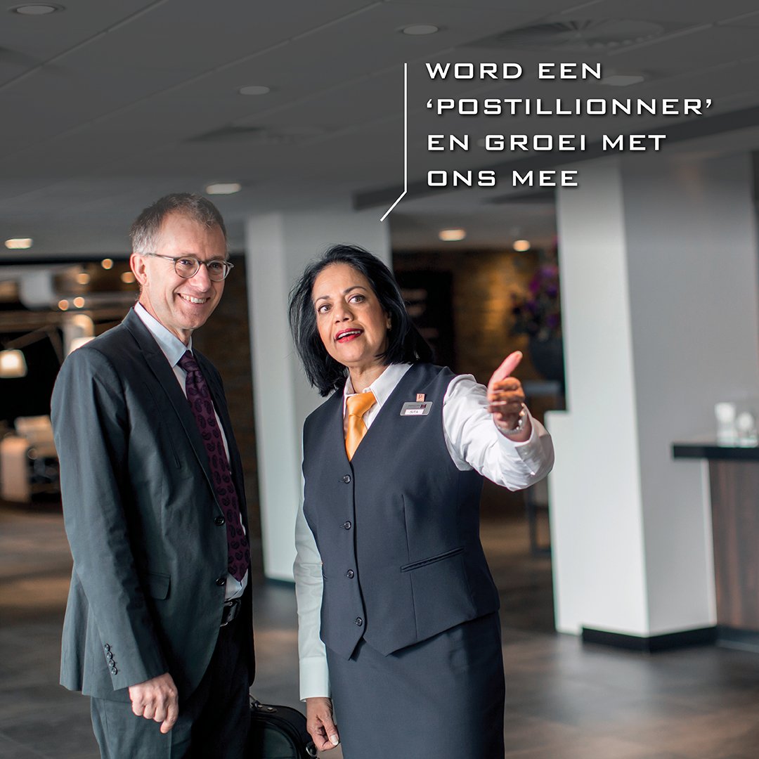 PostillionHotel's tweet photo. Postillion is the place to be voor werken, leren en ontwikkelen! Meer weten….? Lees hier alles over werken bij Postillion: https://t.co/nXD3Exnmps #werkenbijpostillion #managementuiteigenkweek #doorgroeimogelijkheden #theplacetobe https://t.co/U5xwYeQUN3