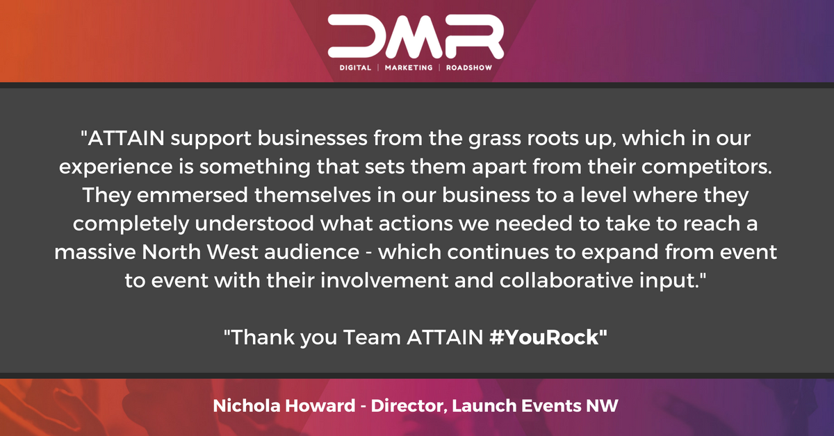 theattainteam's tweet photo. #EarlyBiz As an ongoing partnership, we have created bespoke #branding, #promotions and targeted #campaigns for Launch Events’ flagship events - Read more here: https://t.co/74Qdxs0Fn6
#BlackpoolExpo #LBE18 #DMRoadshow https://t.co/Q3Clkc2hOG