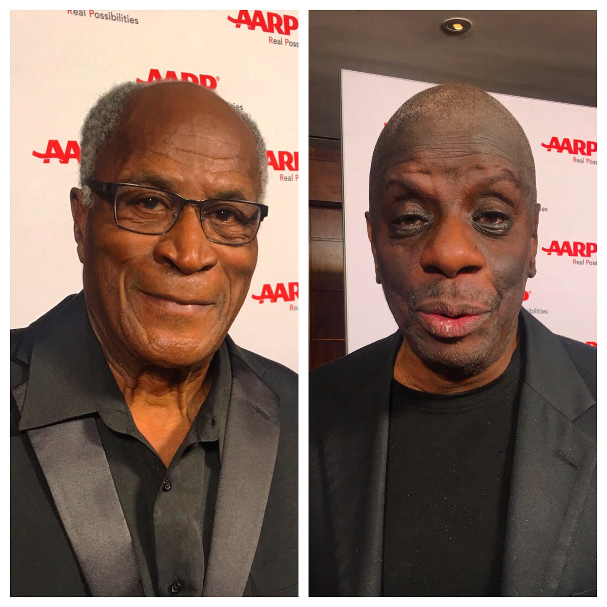 John Amos and his TV son, Jimmie Walker