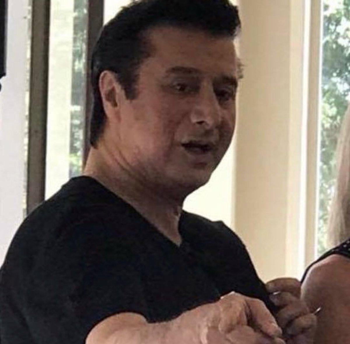 Lady_J50's tweet photo. Steve Perry at Superior Dairy with the reporter, Joanna Lewis, in Hanford, California on July 19, 2018.  #steveperry #hanford #superiordairy #cbsearlyshow https://t.co/YfazuYzA2S