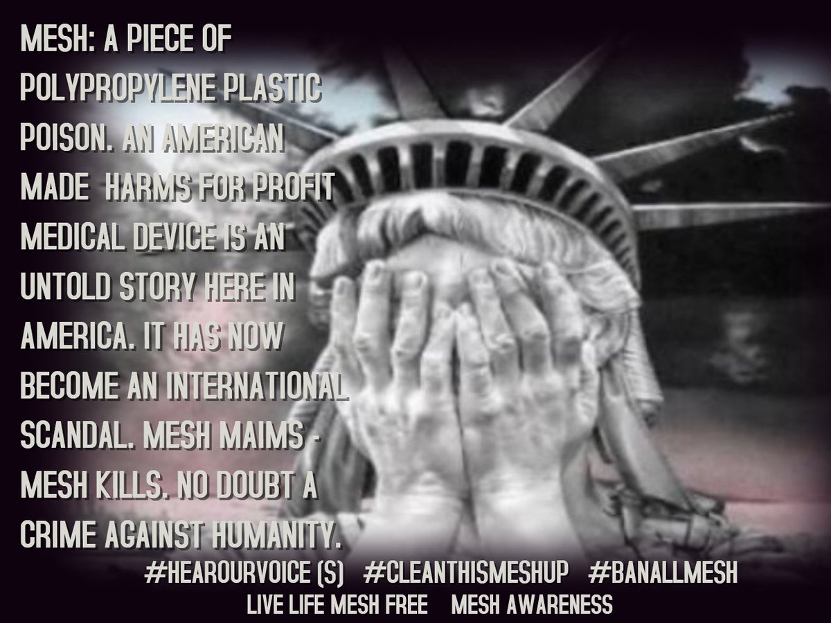 JanUrban12's tweet photo. How many more #Billions will you allow #BigPharma #Companies make from #Human #misery sit silently by #profiting from #Innovation that has #Failed #Freedom is about stopping the past #RecallMesh #NotOneMoreLife #MeshMaims #MeshKills #Maddow #TrumpTapes #Mesh a #StoryThatMatters https://t.co/i8nhiZ488u
