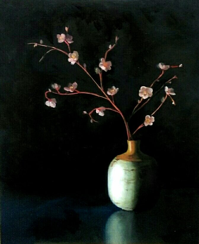 Happy Wednesday everyone. 😘
"Cherry Blossoms" oil on board- Olivia Hart-Hughes