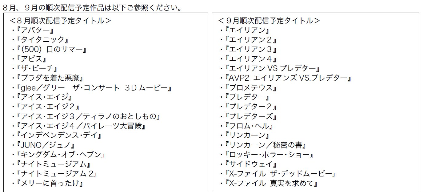 Hulu Japan News 8 1 水 から 世紀fox映画1タイトル以上が Hulu に勢ぞろい T Co Tojpfo1nwe 何度でも観たいあの不朽の名作が 順次追加されます アバター タイタニック プラダを着た悪魔 ダイ ハード プレデター