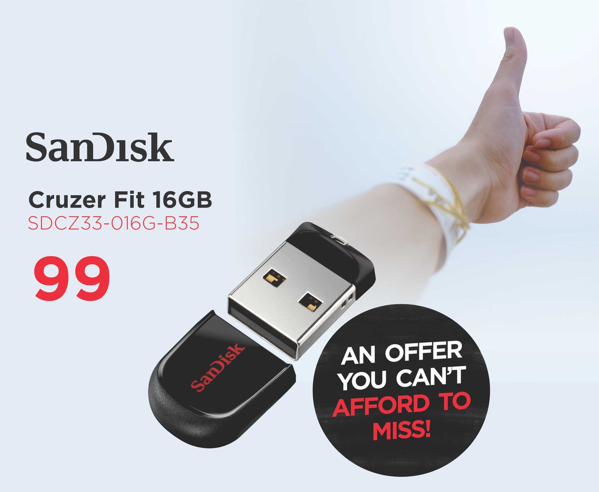 matrix_edenvale's tweet photo. want #storage so #simple that you can take it #anywhere &amp; use #anytime? Now you can get the #Sandisk #CruzerFit #USB #FlashDrive thats the #perfect fit for #notebooks, #tablets, #TV's &amp; car #audiosystems. Get yours @ #MatrixWarehouse now! https://t.co/2NGAYVYMWK