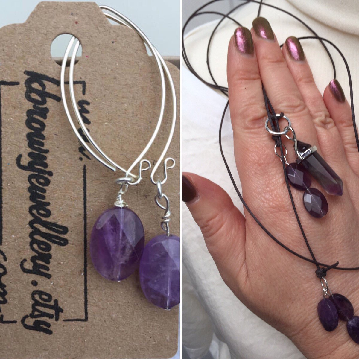 kbrojewellery's tweet image. #silver #gemstones #goodmatch #AmethystDropEarrings #HandmadeSterlingSilverGemstoneEarrings #Designerjewellery #amethystjewelry etsy.me/2LH0Wtf