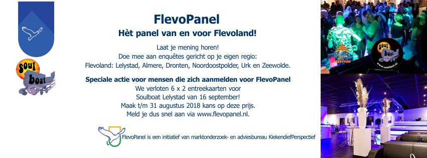 NeeskeAbrahamse's tweet image. Leuke actie! Onder aanmelders bij FlevoPanel worden 6 sets met 2 @soulboatnl-kaarten verloot! Zie flevopanel.nl Please RT! #Flevoland