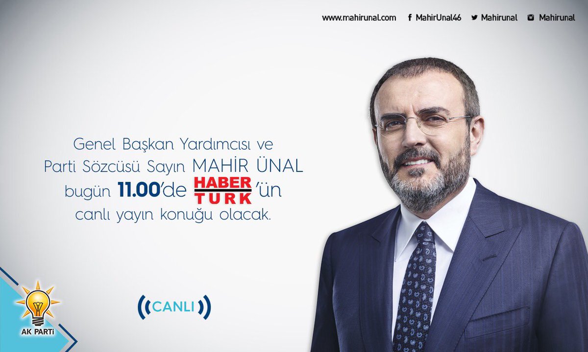 Saat 11.00’de <a href="/HaberturkTV/">Habertürk TV</a>’de yayındayız.