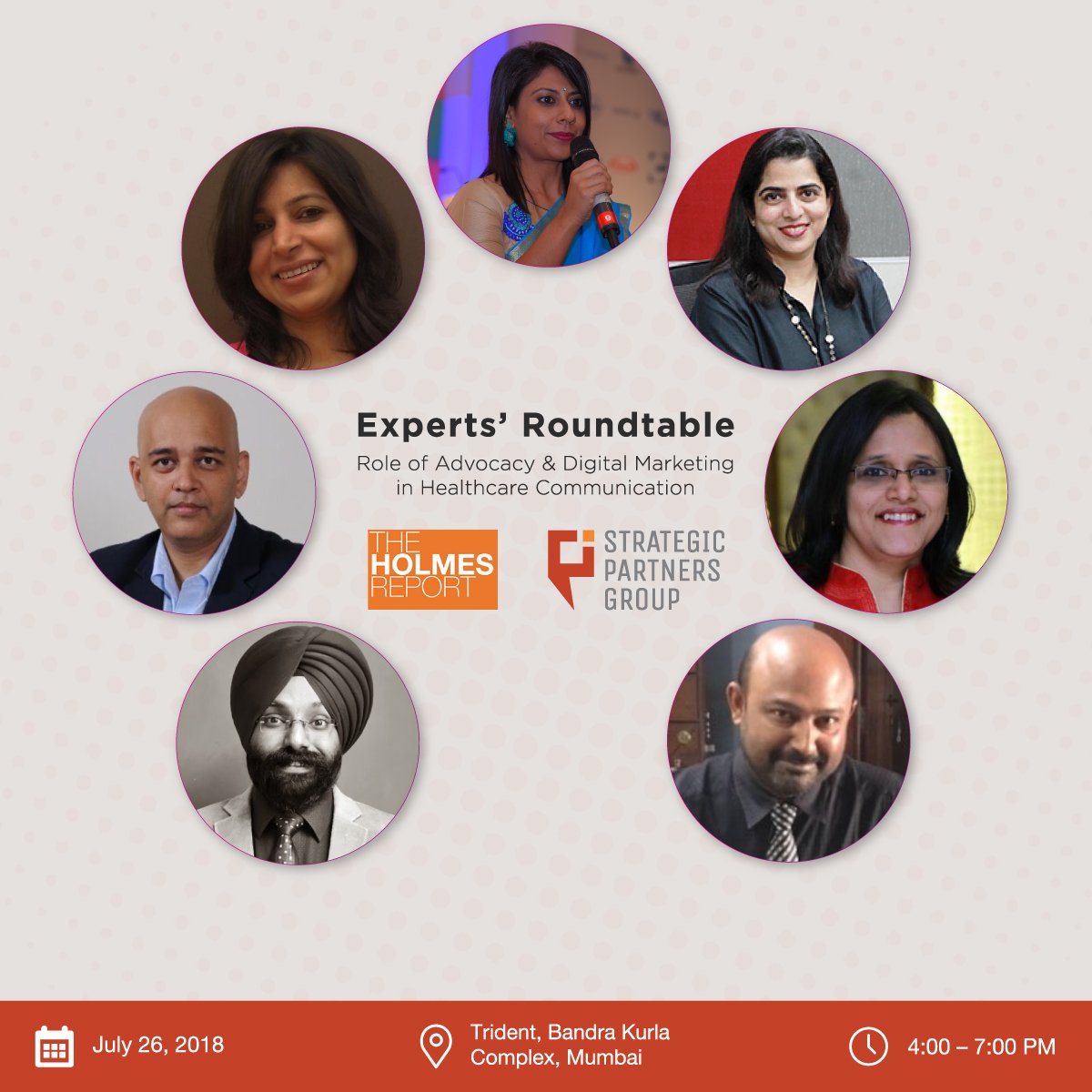 StrategicPartn4's tweet photo. The business of delivering health has undergone a paradigm change, hear from our panelists on what these changing trends mean for the healthcare industry in India at #SPAGHealthCom #ExpertTalk at Trident, BKC on July 26, presented by @holmesreport &amp; @StrategicPartn4
Stay tuned! https://t.co/1P1GHuST0a